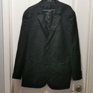 Bresciani  Men's Black Blazer 100%wool.